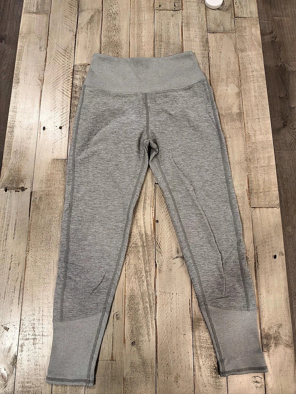 ALO Yoga Alosoft High-Waist Lounge Leggings Gray Heather Size S